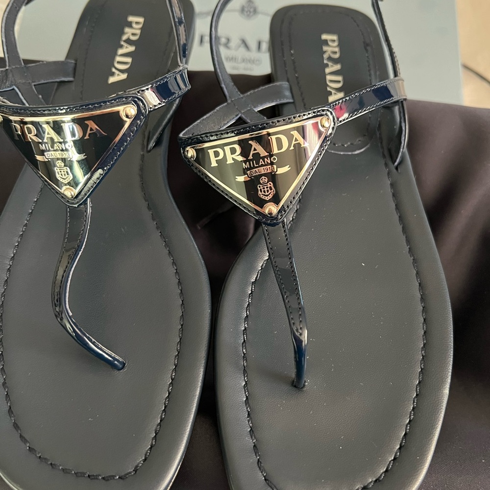 Brand New Prada Sandal with dust bag and come with Original box size 7.00.